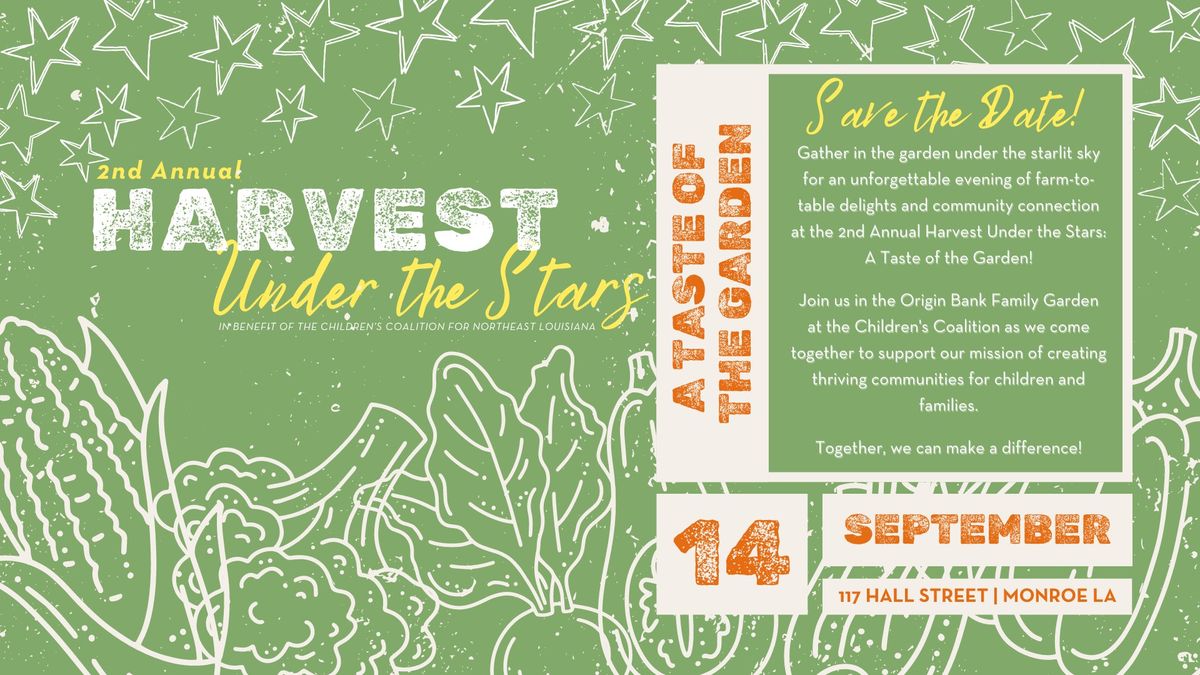 2nd Annual Harvest Under the Stars: A Taste of the Garden