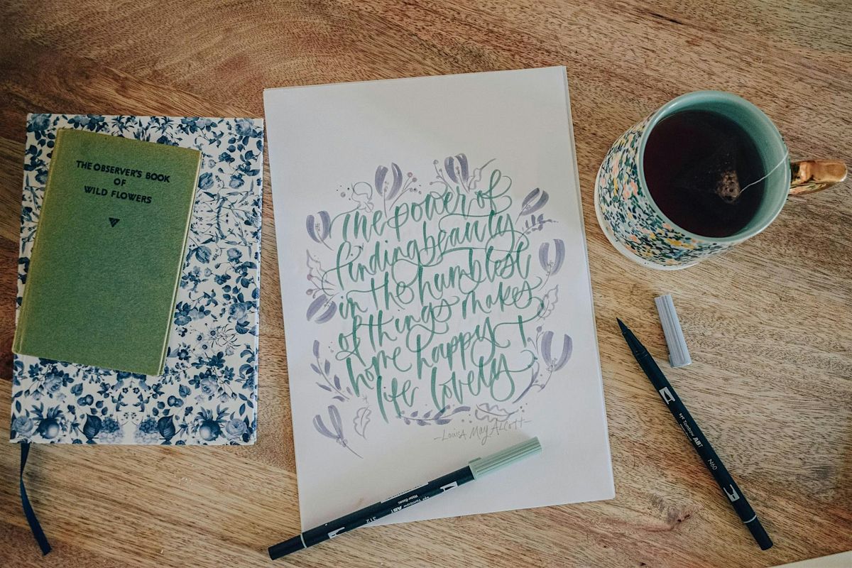 Brush Lettering Calligraphy Workshop