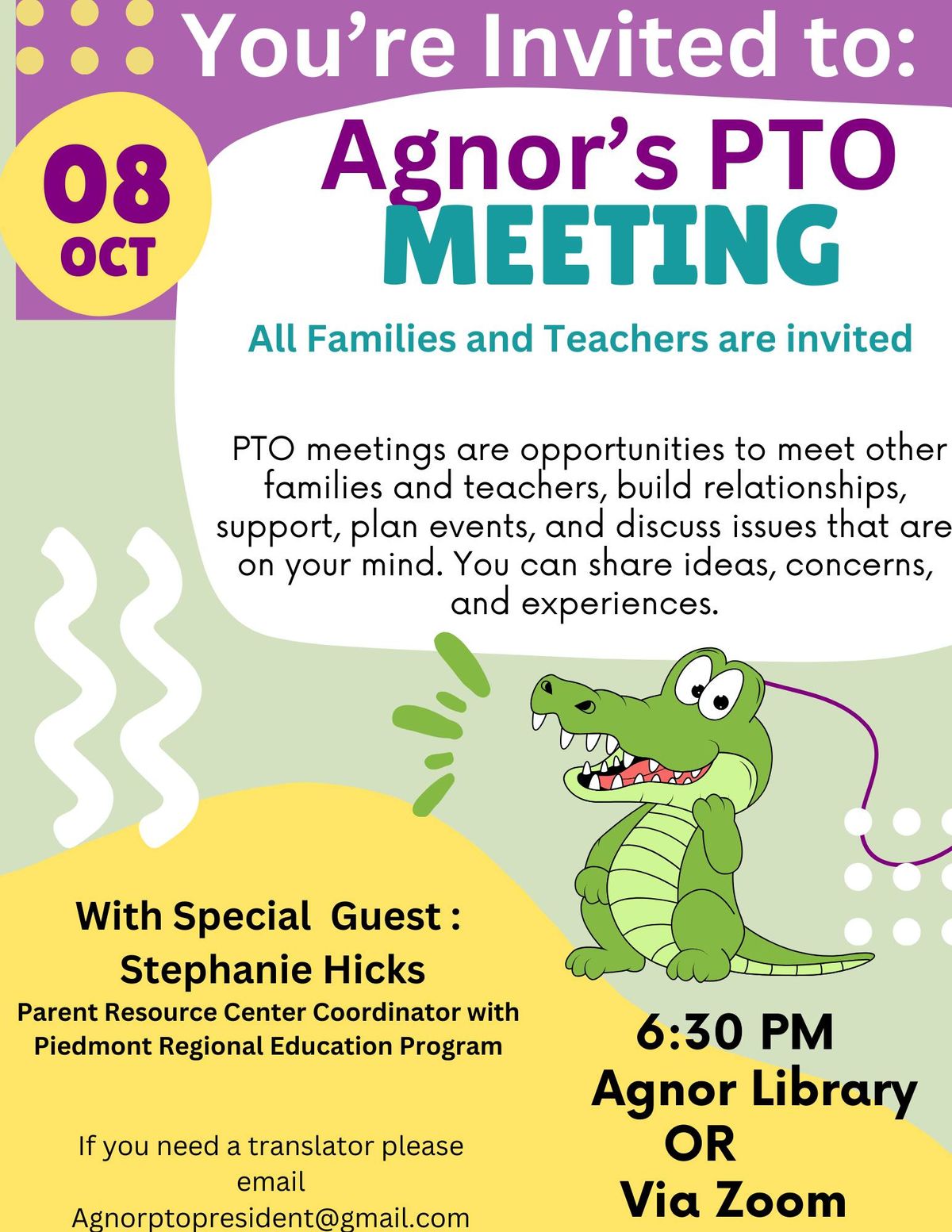 PTO General Meeting 