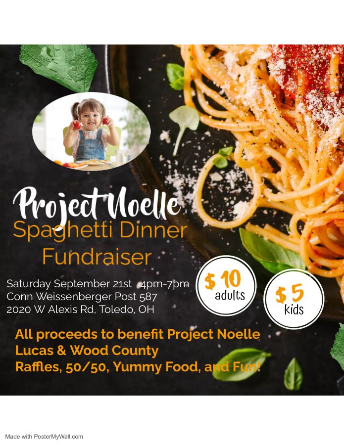 Lucas & Wood County Spaghetti Dinner Fundraiser