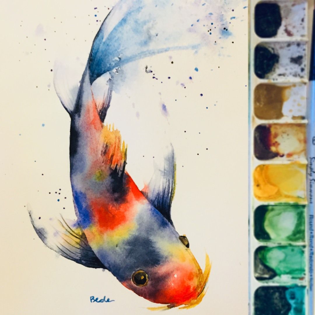 Watercolor Workshop: Watercolor Koi Fish 