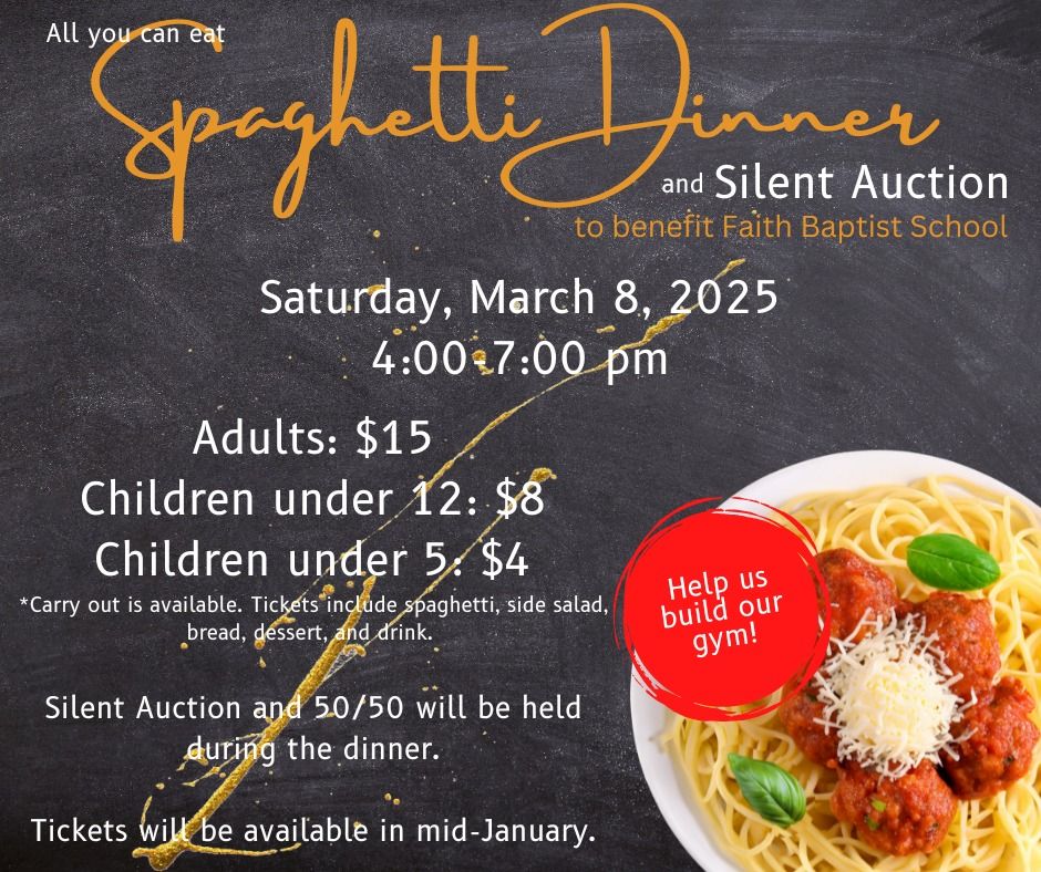 Spaghetti Dinner and Silent Auction