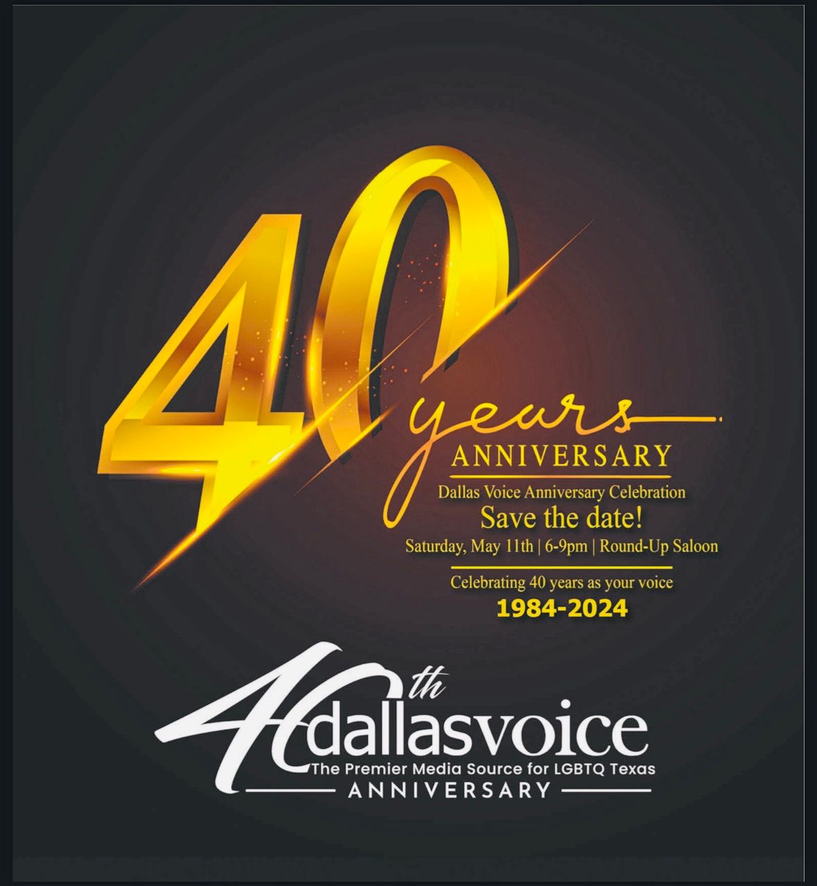 Dallas Voice 40th Anniversary Celebration