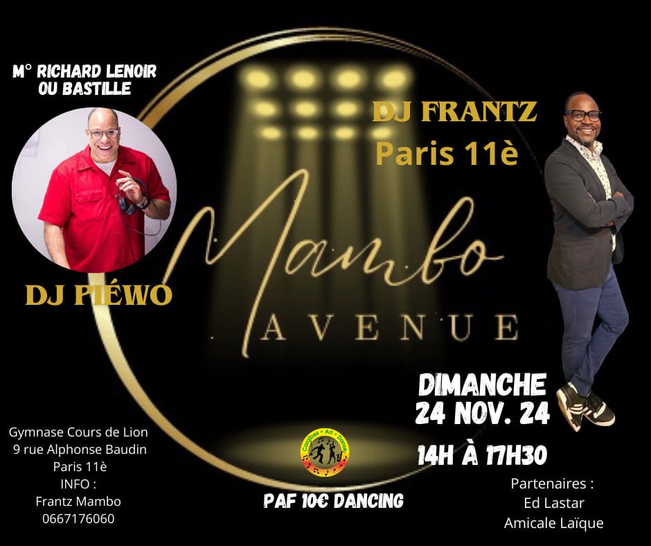 Mambo Avenue Paris Bastille - 24 Nov.24