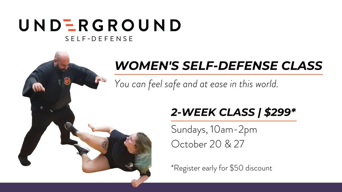 2-Week Women's Self-Defense Class