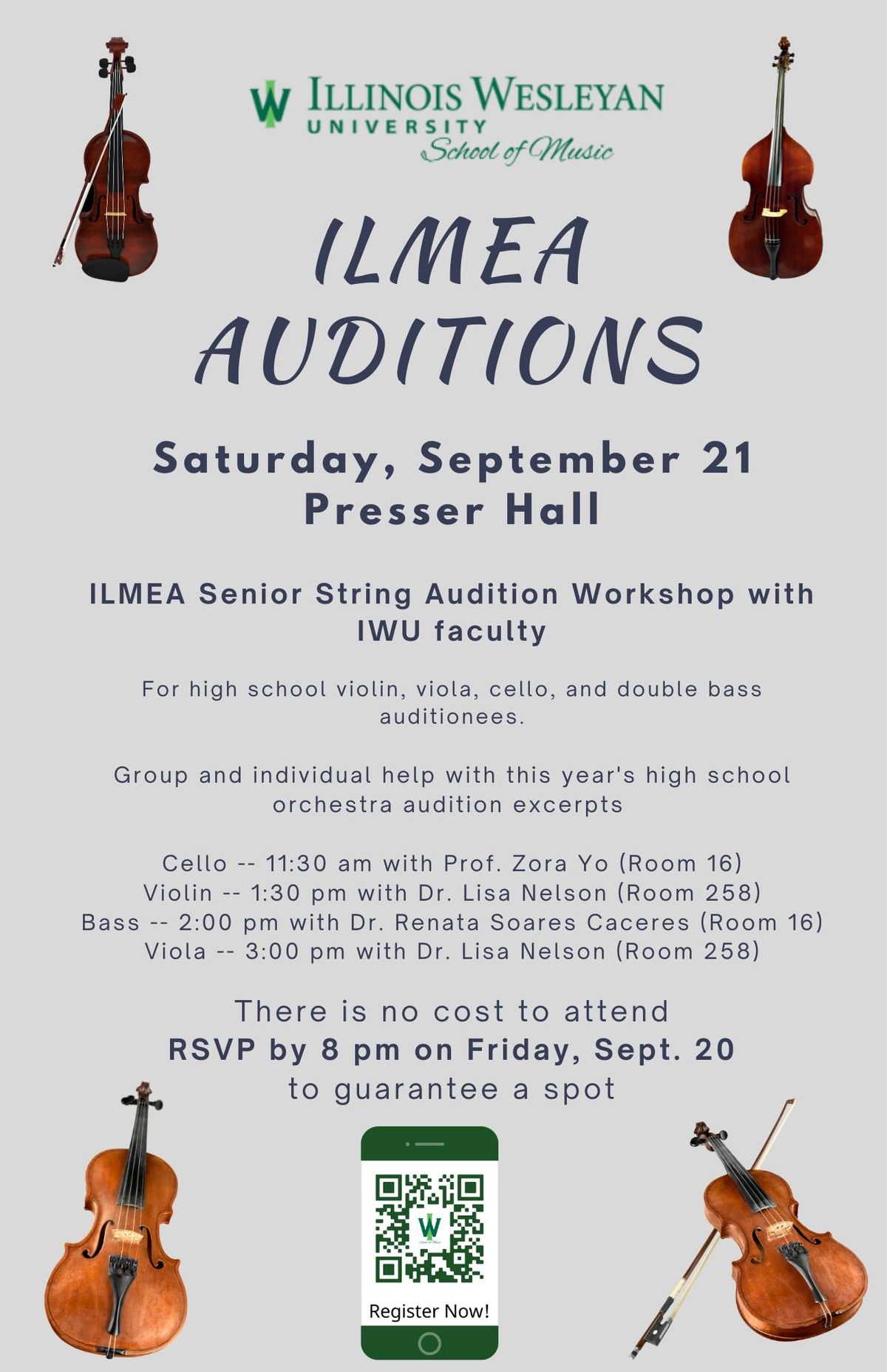 ILMEA Auditions