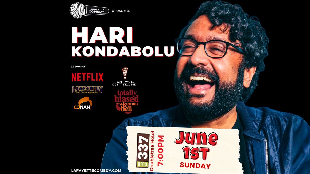 Hari Kondabolu (NPR, Netflix, Conan, Jimmy Kimmel Live, The Late Show with David Letterman)