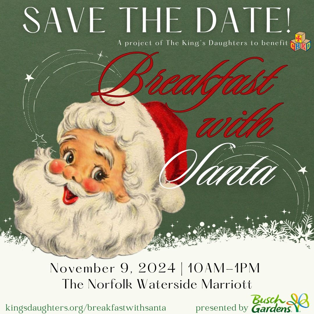 Breakfast with Santa - to benefit CHKD