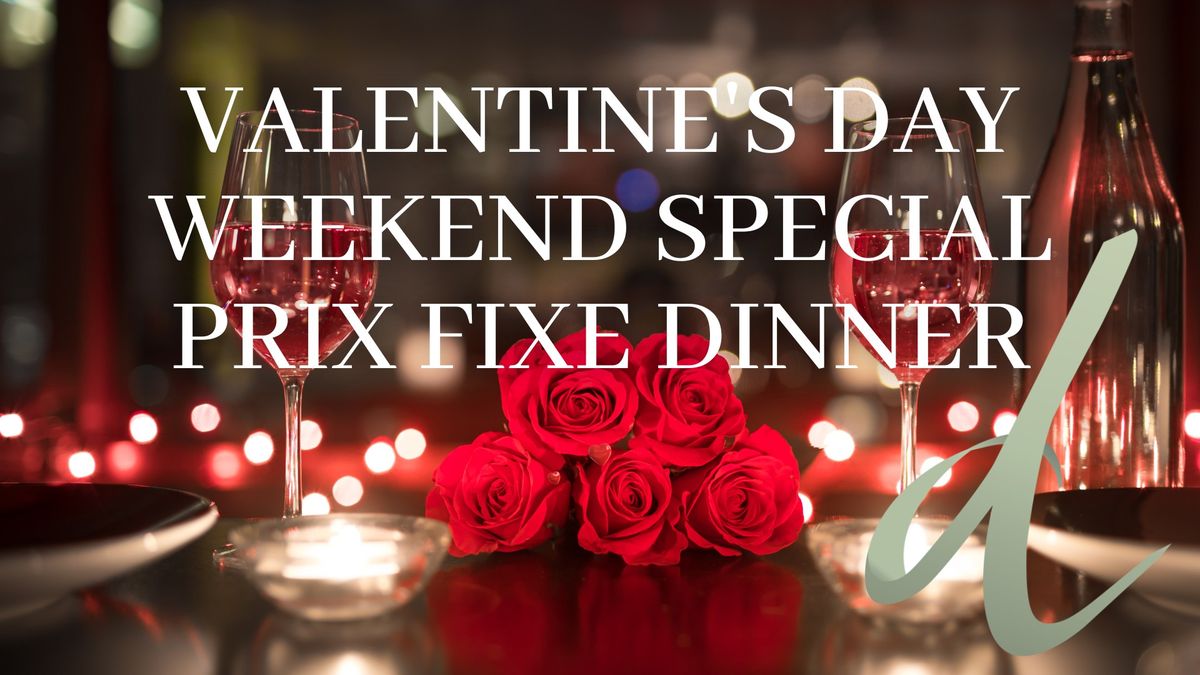 Valentine's Day Special Menu - Prix Fixe - Overnight