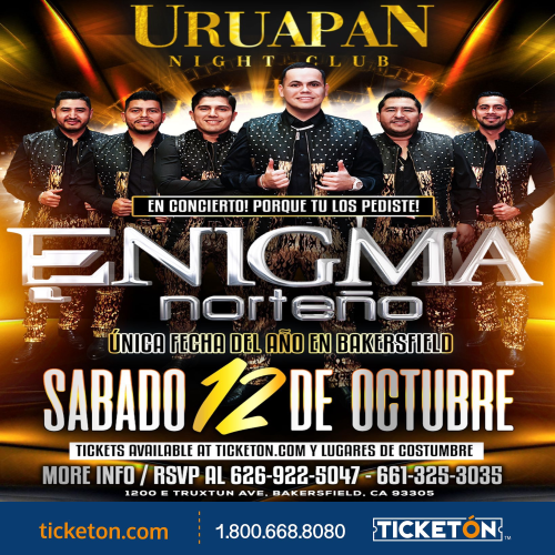 ENIGMA NORTE\u00d1O EN BAKERSFIELD 