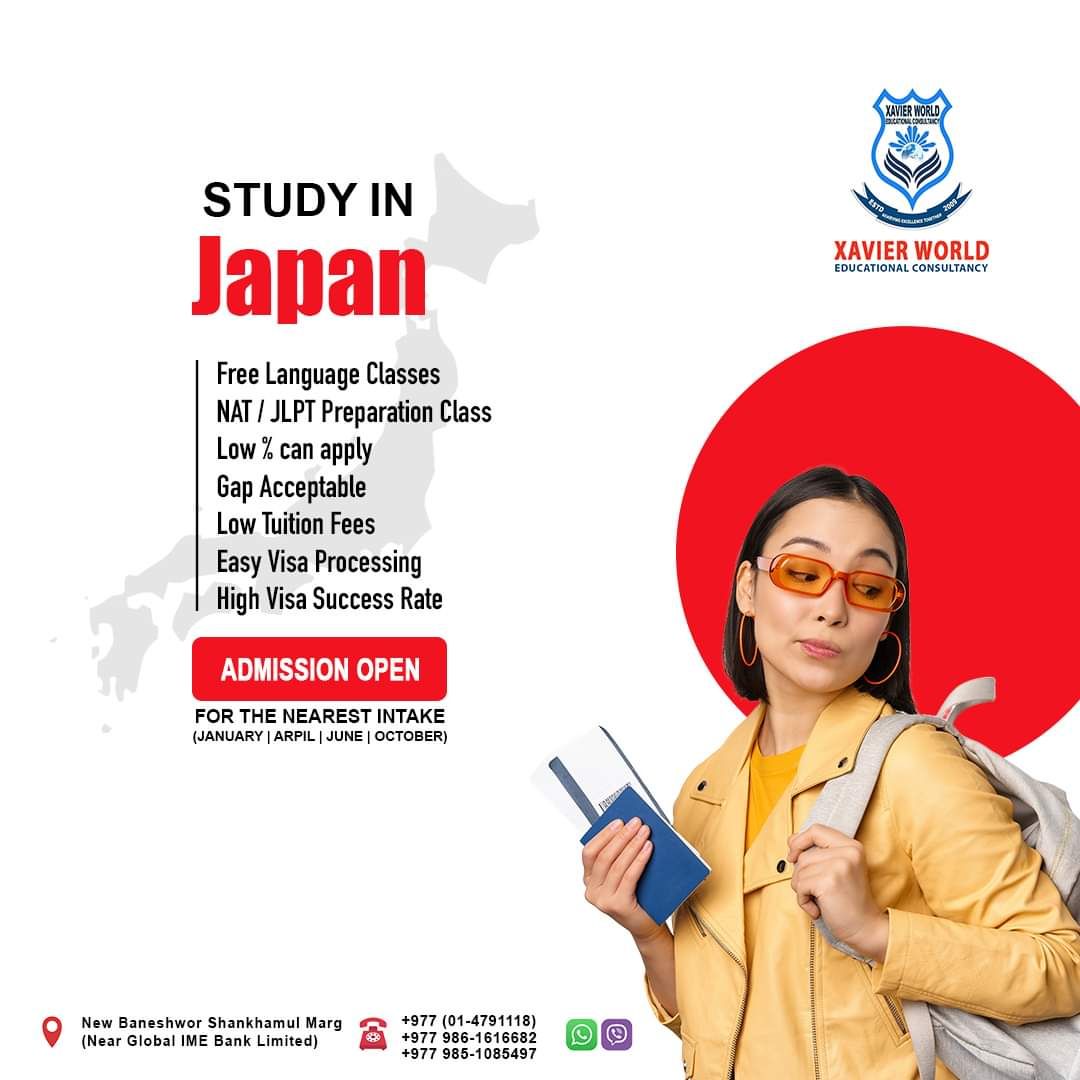 Study in Japan Admission Open