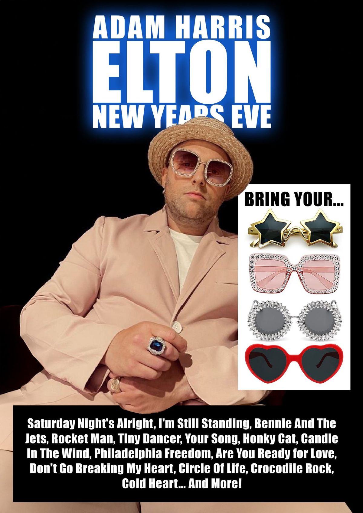 Elton John Tribute Night - New Year\u2019s Eve! \ud83e\udd73\ud83e\udd42