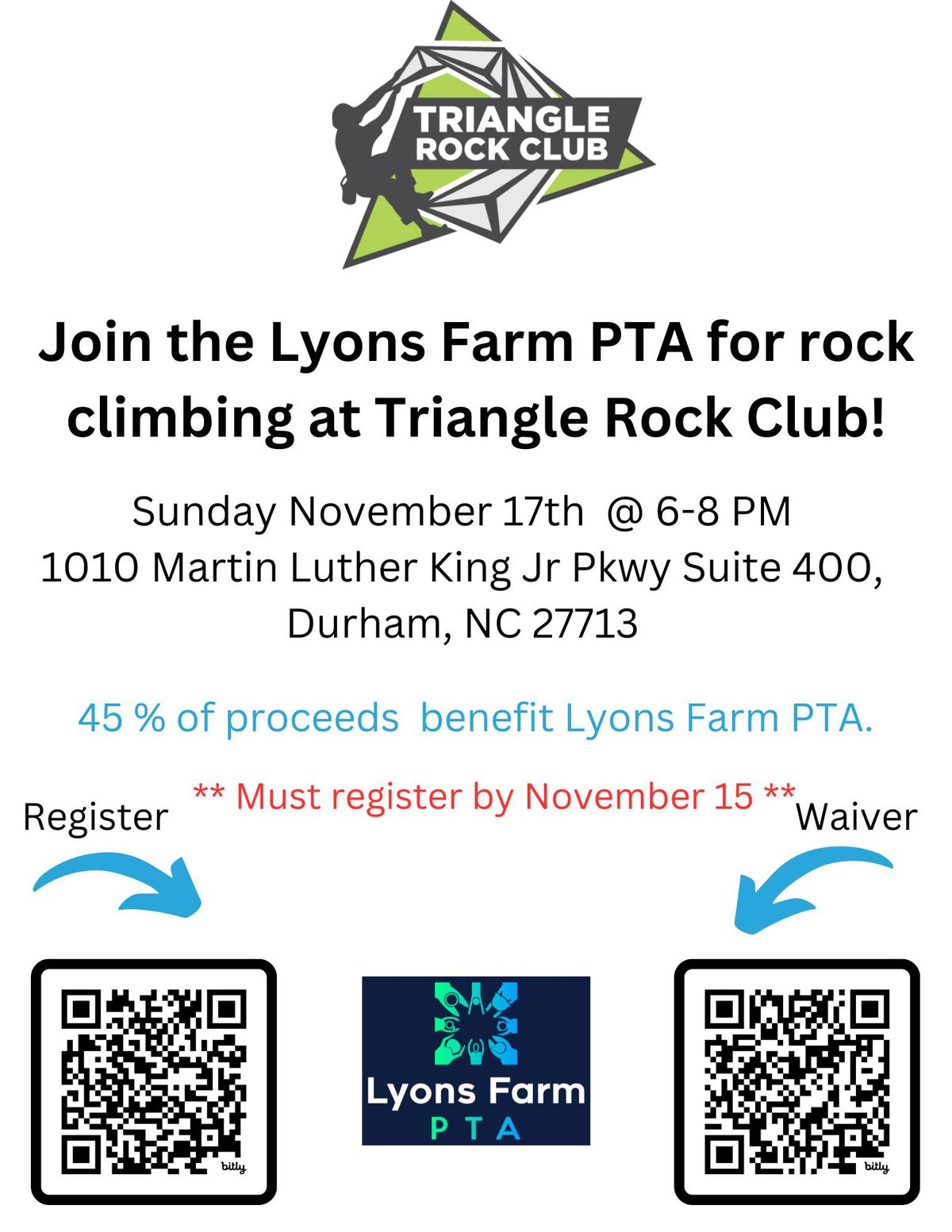 Lyons Farm Rock Climbing 