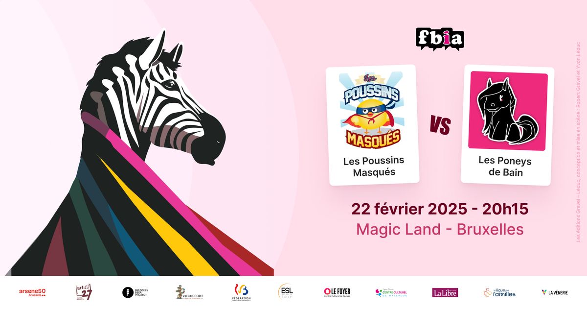 FBIA - Match Championnat d'Improvisation : Poussins Masqu\u00e9s VS Poneys de Bain