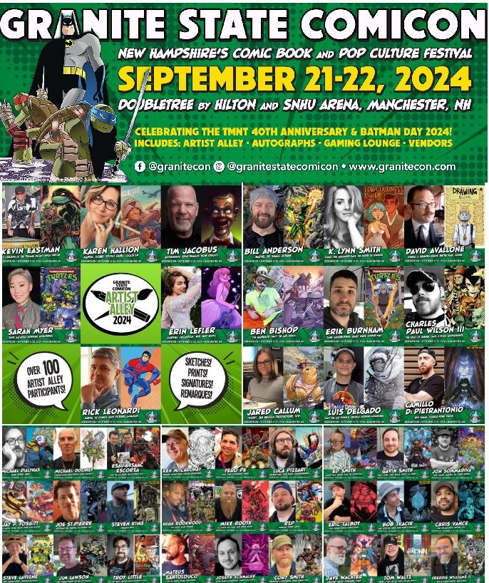 GRANITE STATE COMICON NEW HAMPSHIRE'S COMC BO AND POP CULTURE FESTIVAL