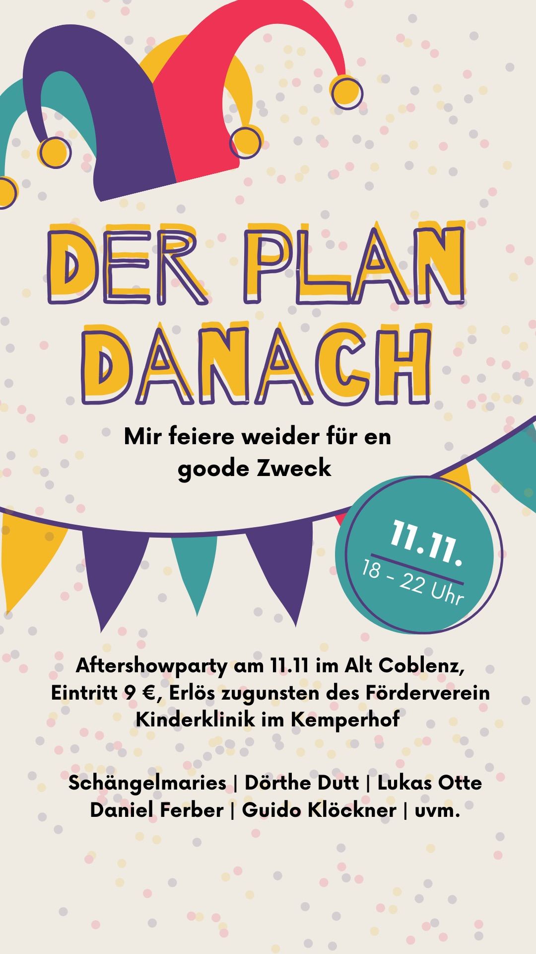 DER PLAN DANACH