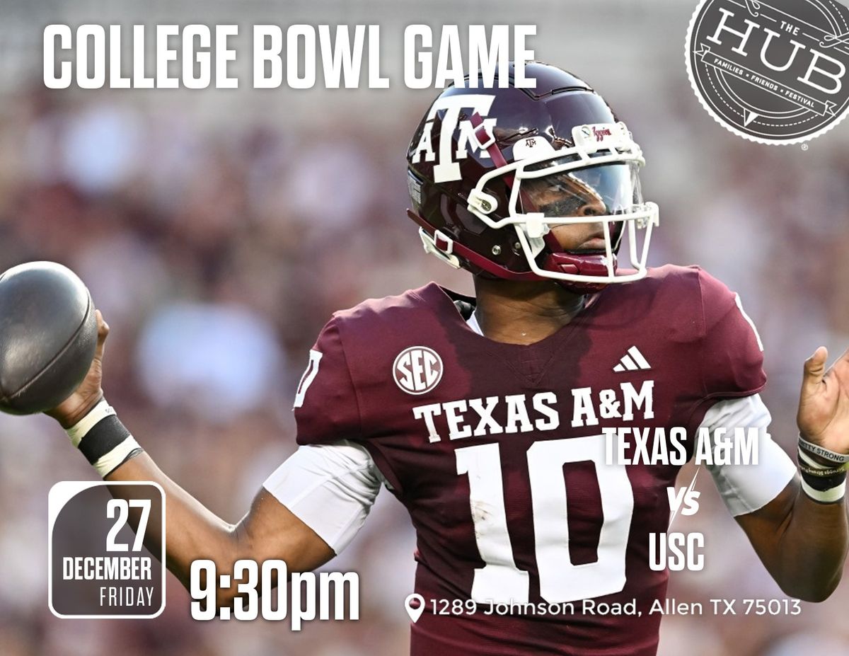 College Bowl Game: Texas A&M vs USC