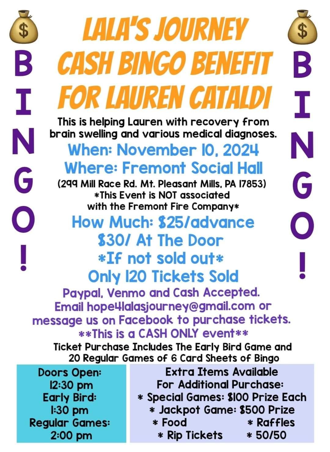 LaLas Journey Cash Bingo Benefit 