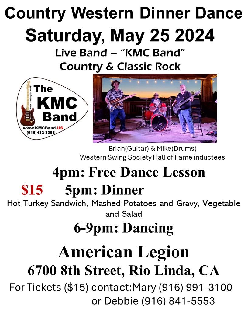 Country Western Dinner Dance, May 25
