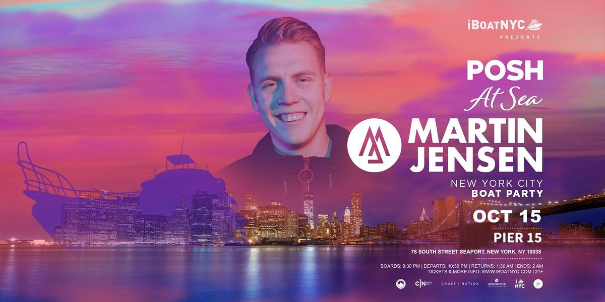EDM Boat Presents Martin Jensen Yacht Party NYC