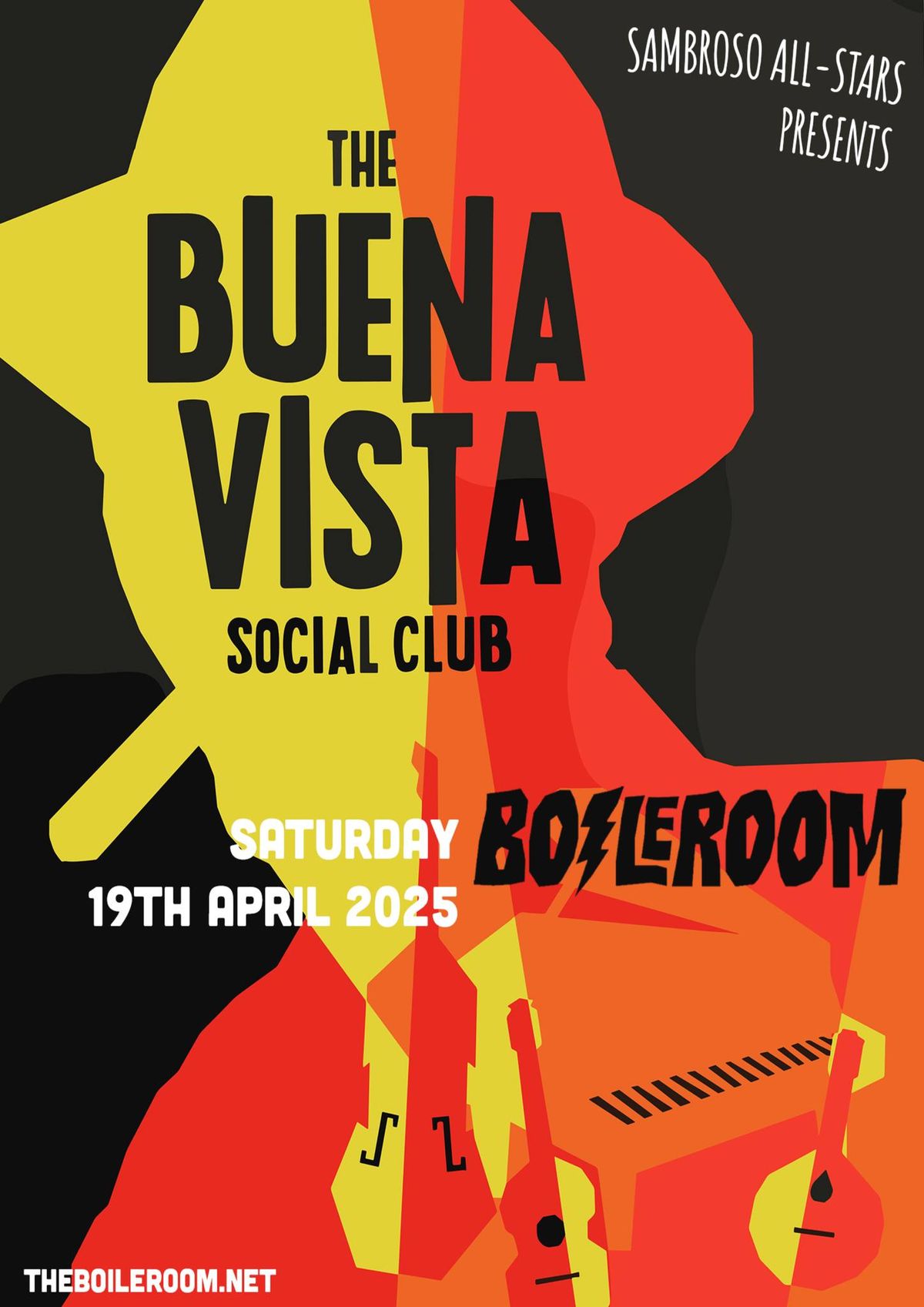 Sambroso All Stars pres. BUENA VISTA SOCIAL CLUB - The Boileroom, Guildford