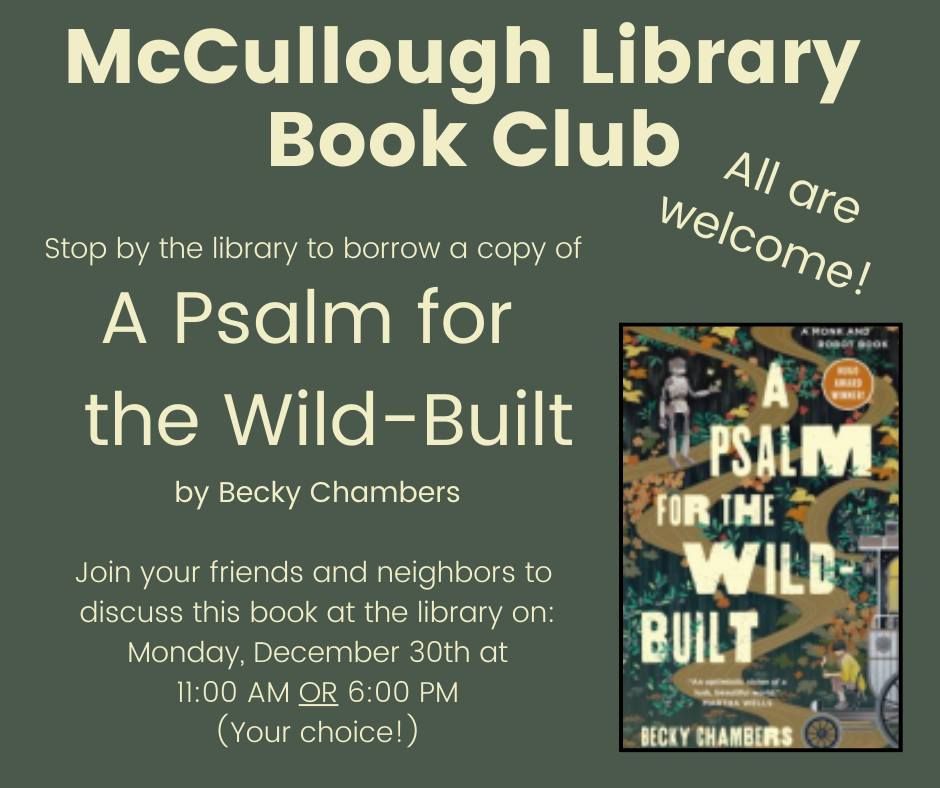 December Book Club: A Psalm for the Wild-Built