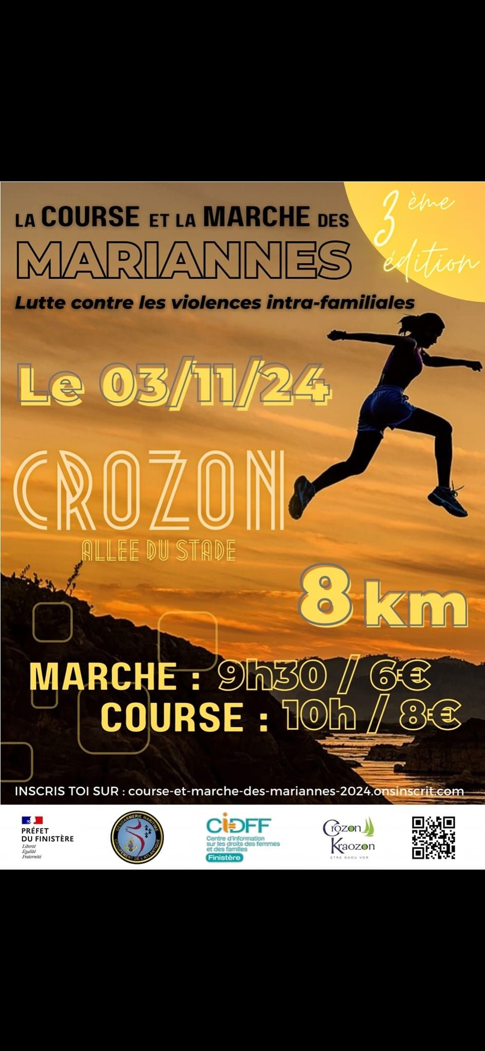 la course et marche des Mariannes 