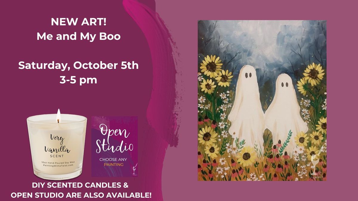 New Art-Me and My Boo-DIY Scented Candles & Open Studio are also available!