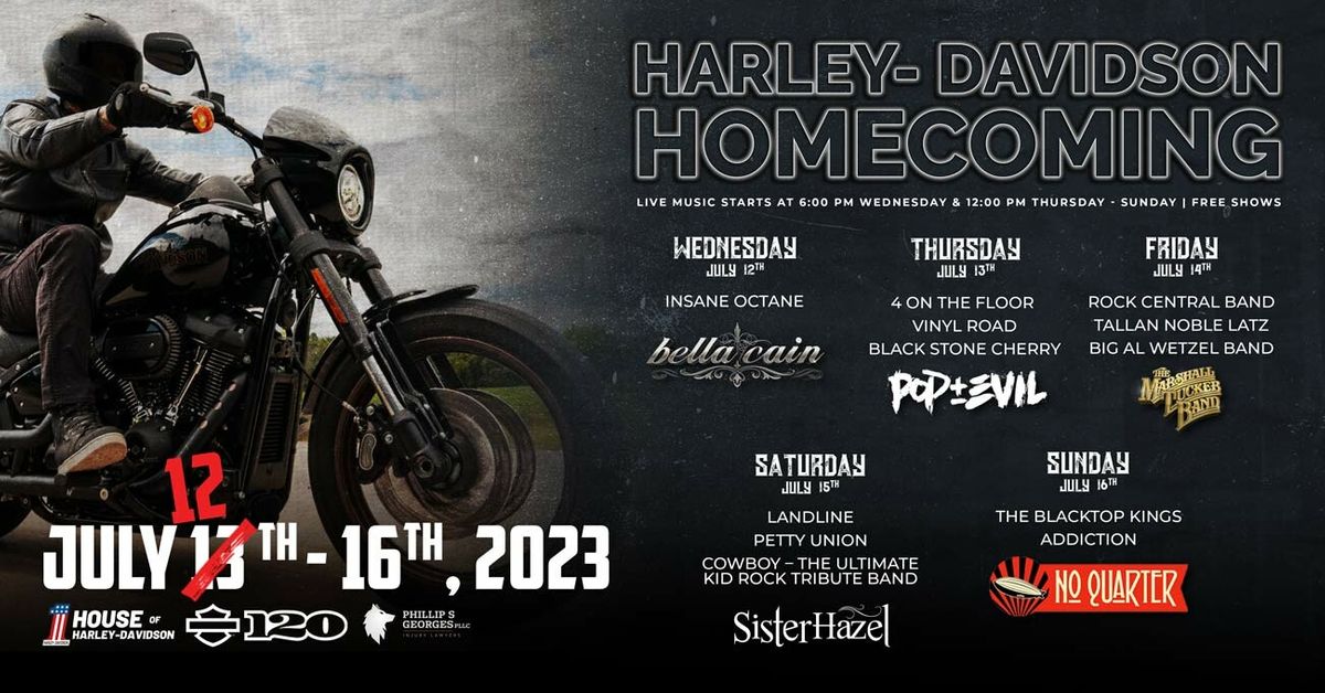 Harley Davidson Homecoming - Friday (Concert)