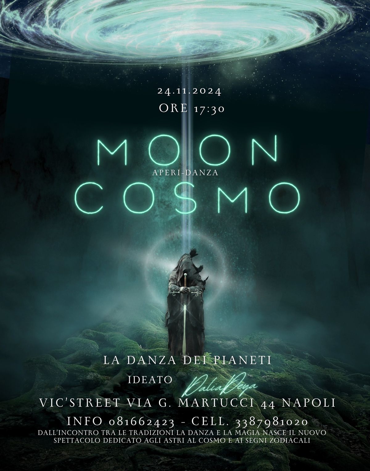 Aperitivo Spettacolo MOON COSMO LA DANZA DEI PIANETI 