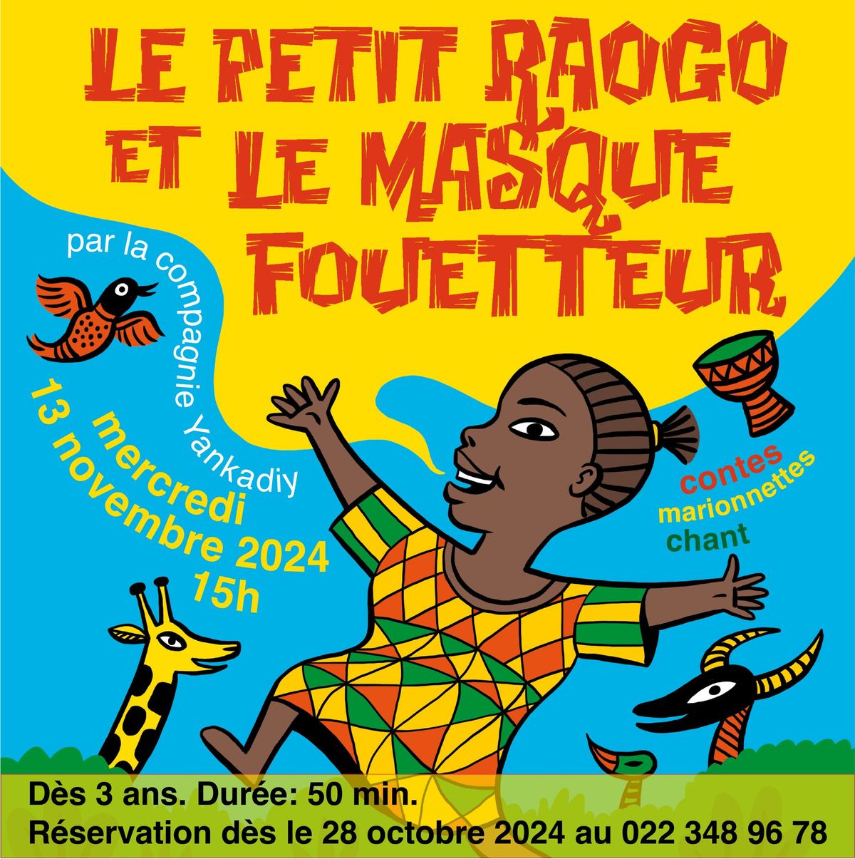 Le petit Raogo et le masque fouetteur