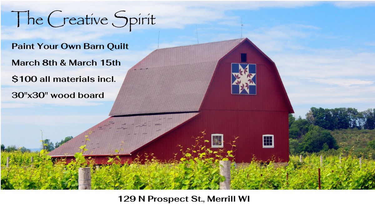 Paint Your Own Barn Quilt