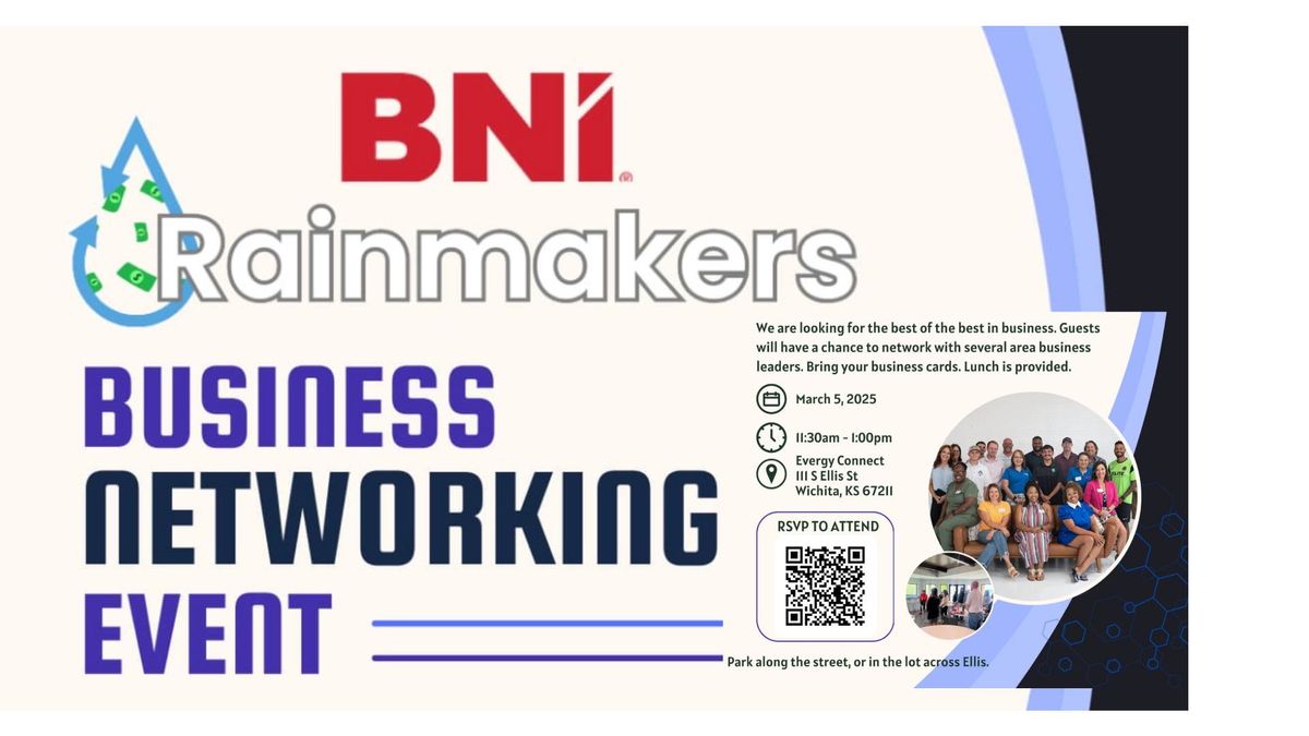 BNI Rainmakers Visitors Day