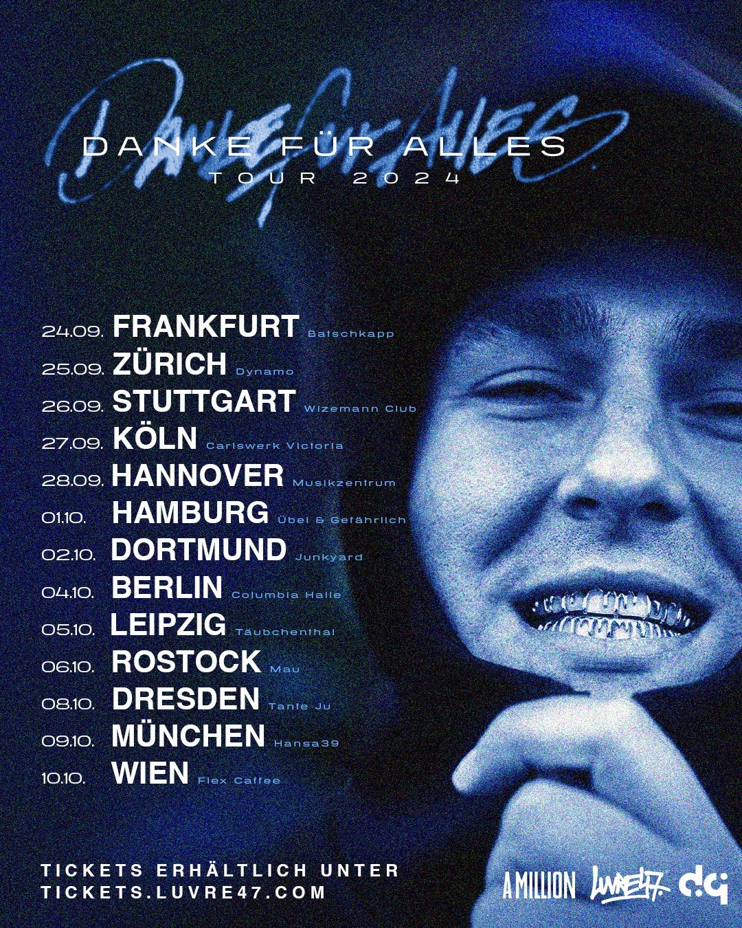 LUVRE47 "DANKE F\u00dcR ALLES Tour 2024" \/\/ Flex Cafe