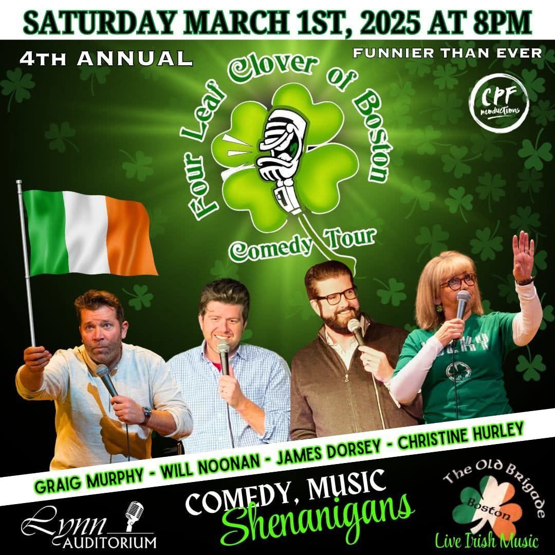 4th Annual Four Leaf Clover of Boston Comedy and Music show