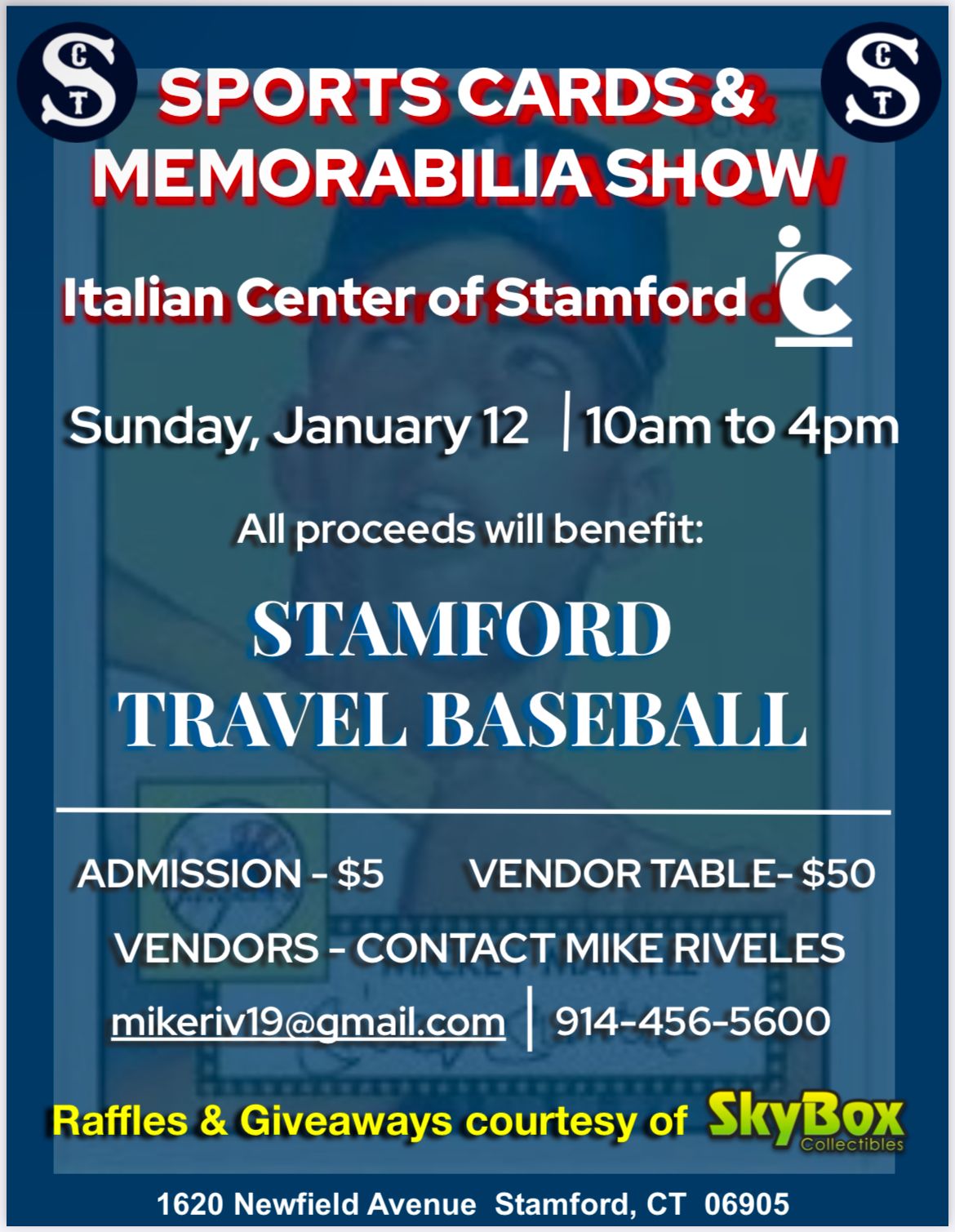 Stamford, CT - Sports Card & Memoribilia Show