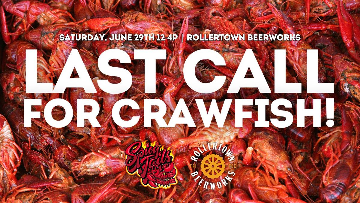 Crawfish Boil @ Rollertown- Last one of the year!
