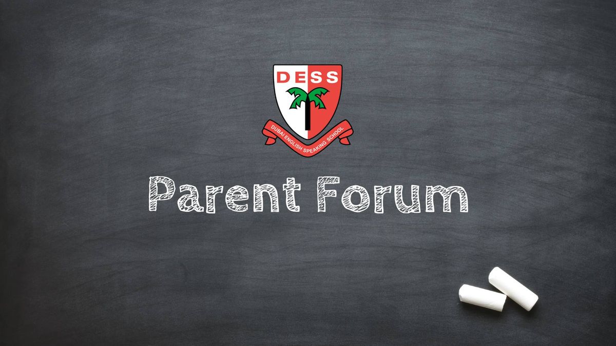 DESS - Parent Forum - Navigating Change and Transition for Primary Students