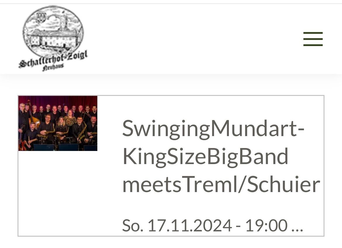 Swinging Mundart : Hubert Treml & Franz Schuier meet the King Size Bigband 