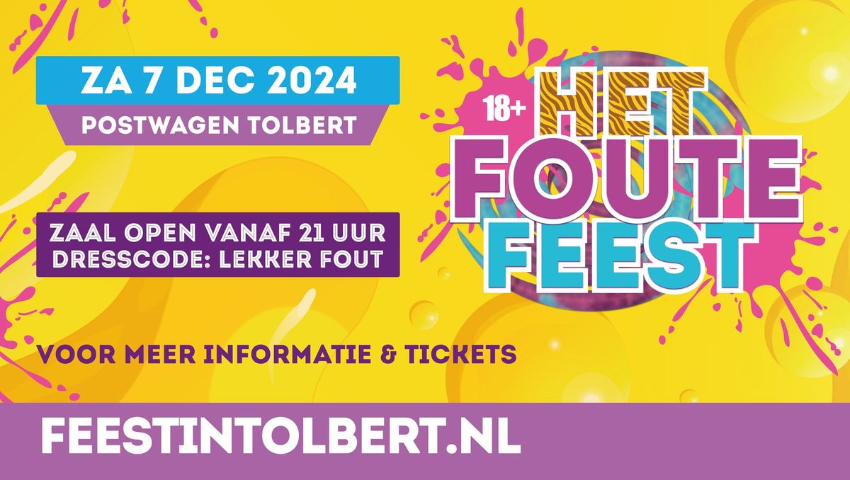 Foute Feest Tolbert 2024 (18+)