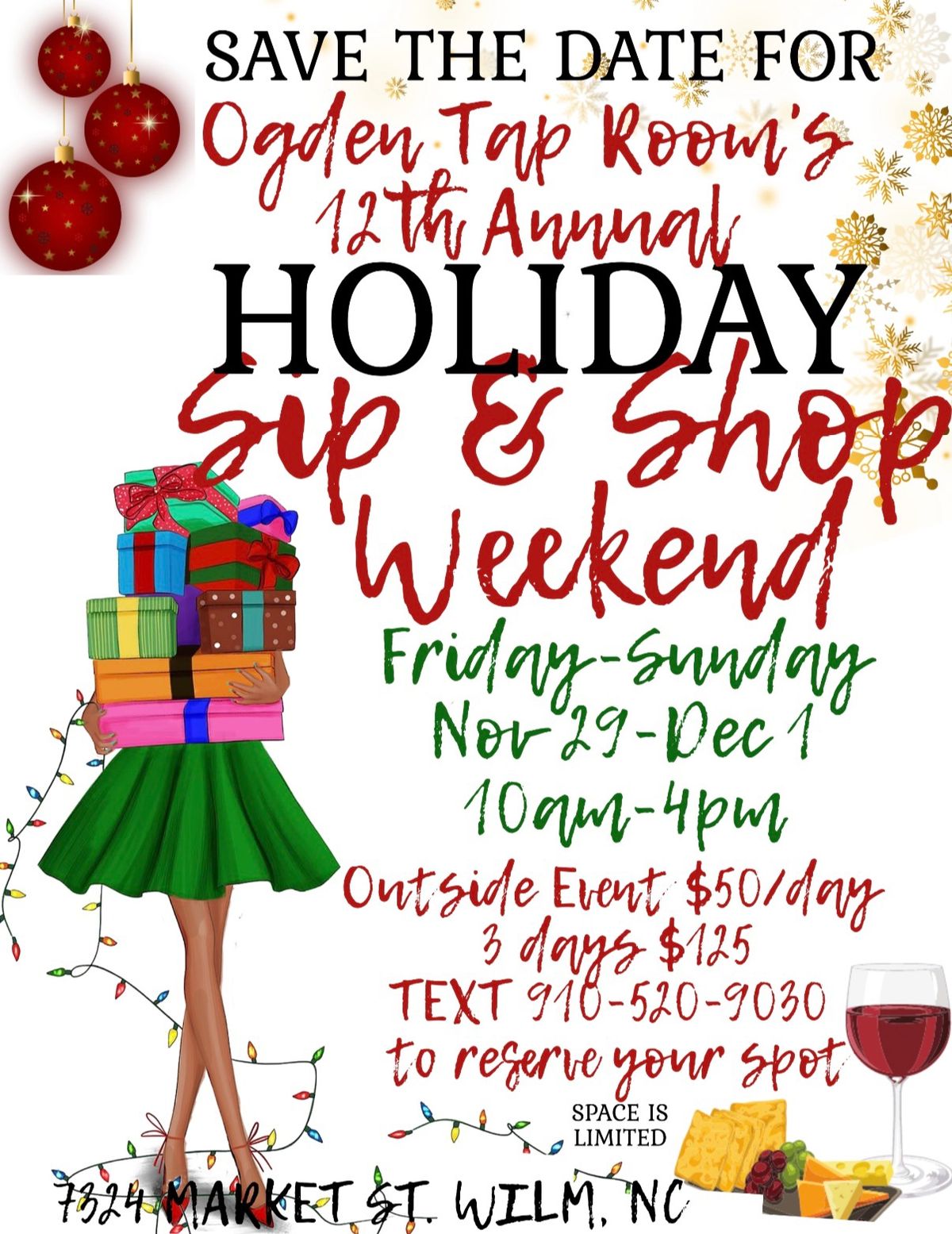 Ogden Tap Room 12th Holiday Sip & Shop