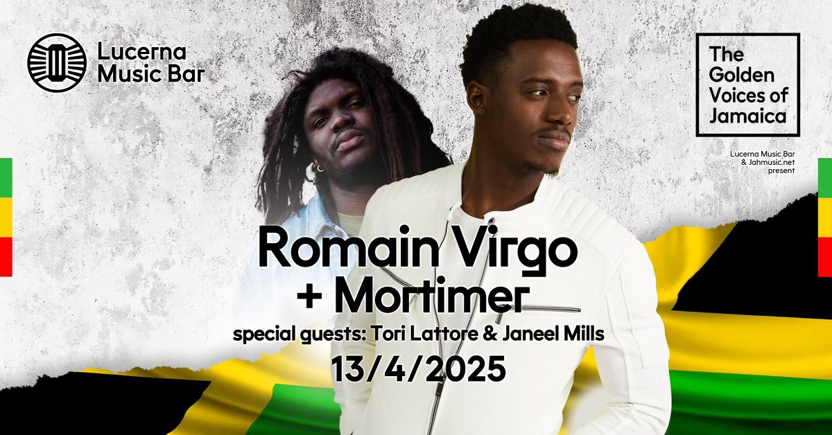 Romain Virgo + Mortimer | Lucerna Music Bar