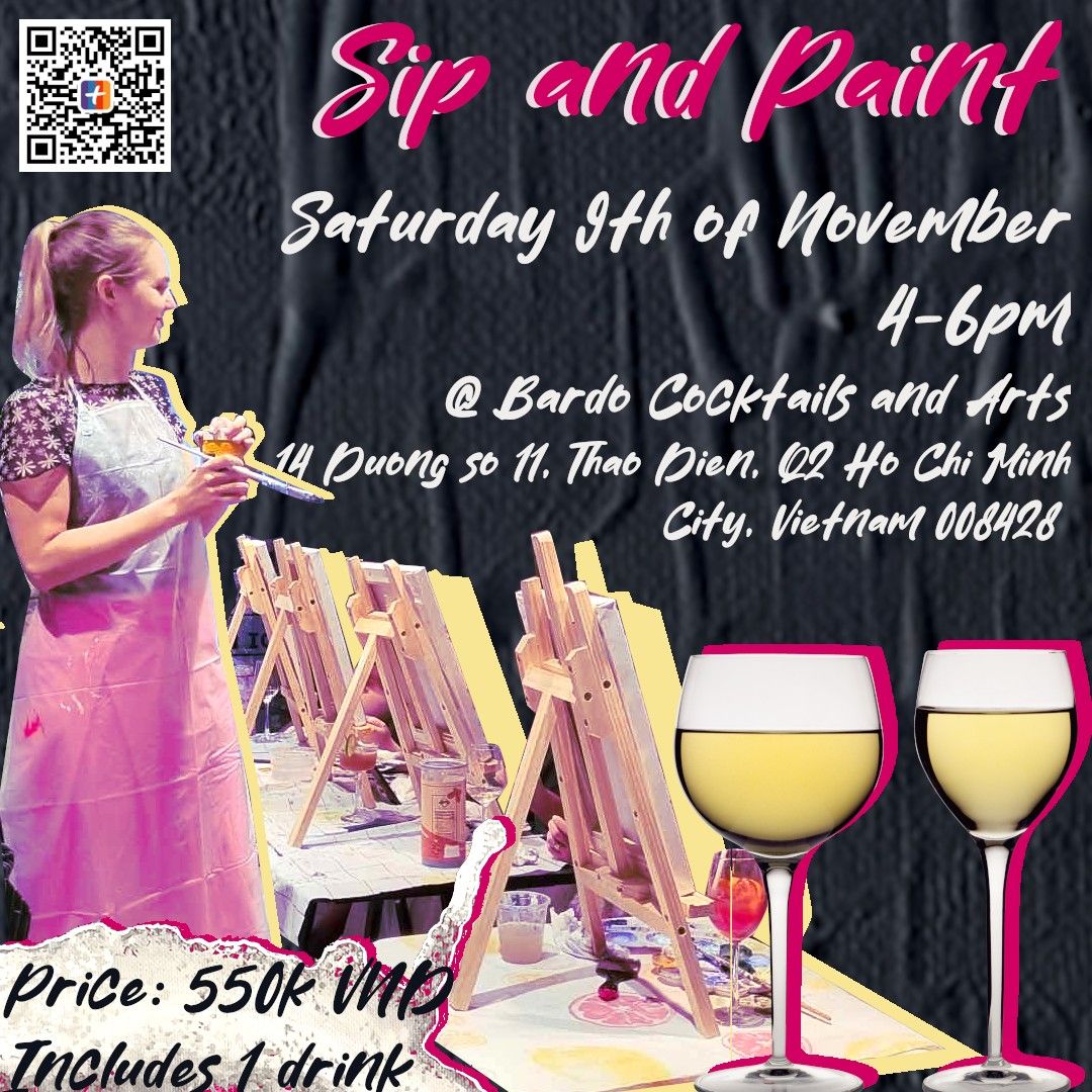 Monthly Sip and Paint with Simone (November) *FULL* WAITLIST ONLY