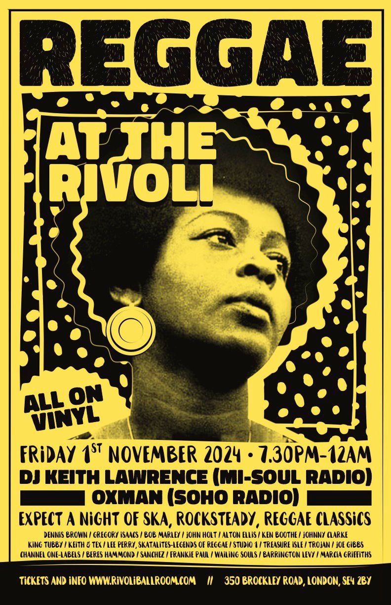 Reggae at the Rivoli 