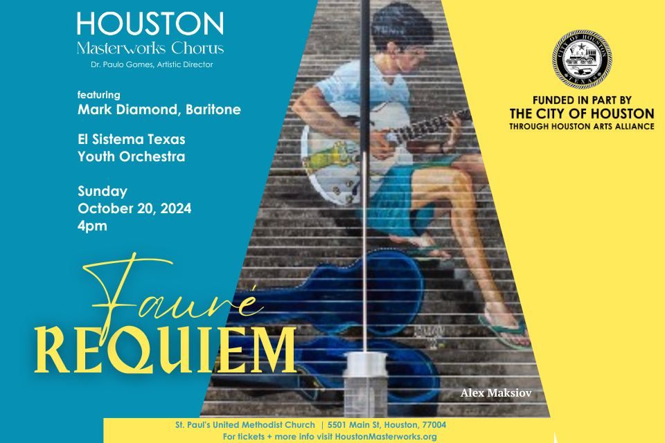 Faur\u00e9 Requiem with El Sistema TX Youth Orchestra, Mark Diamond, Baritone