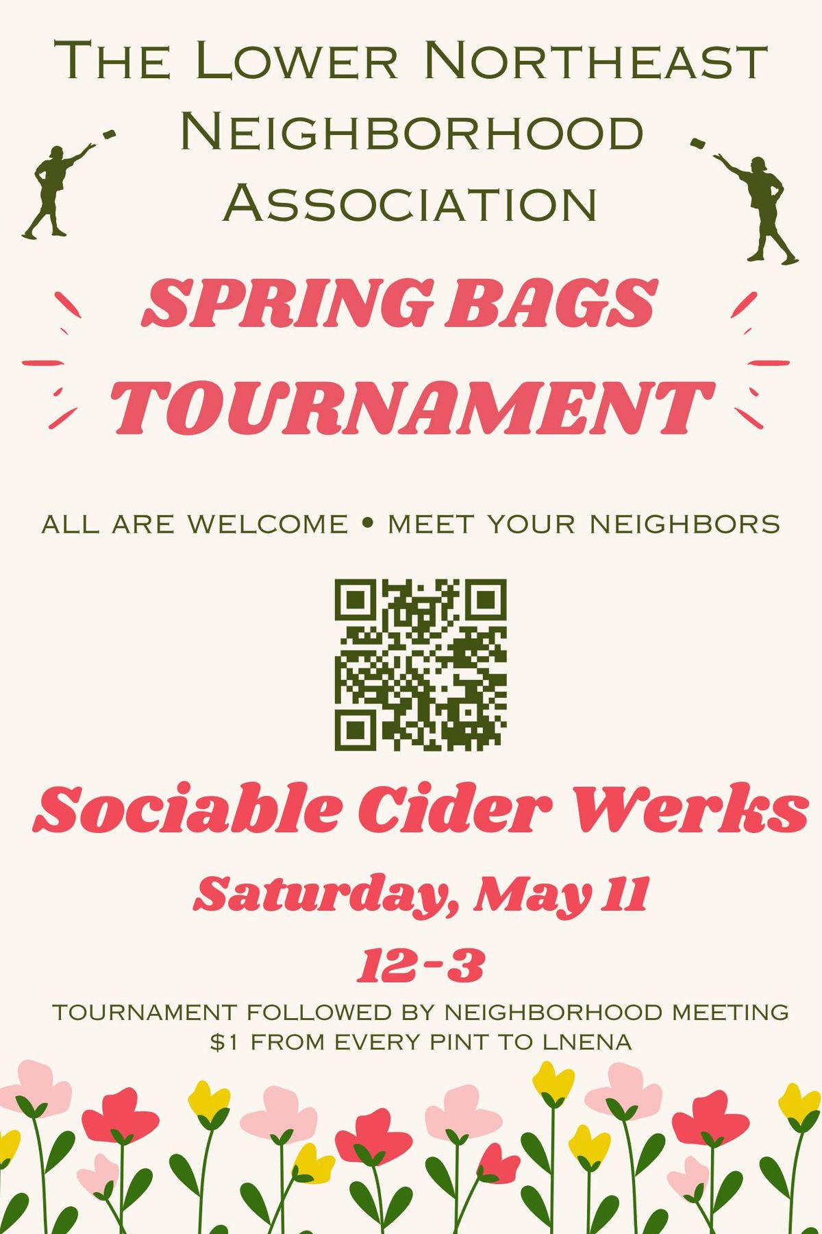 Lower Northeast Neighborhoods Association Spring Bags Tournament