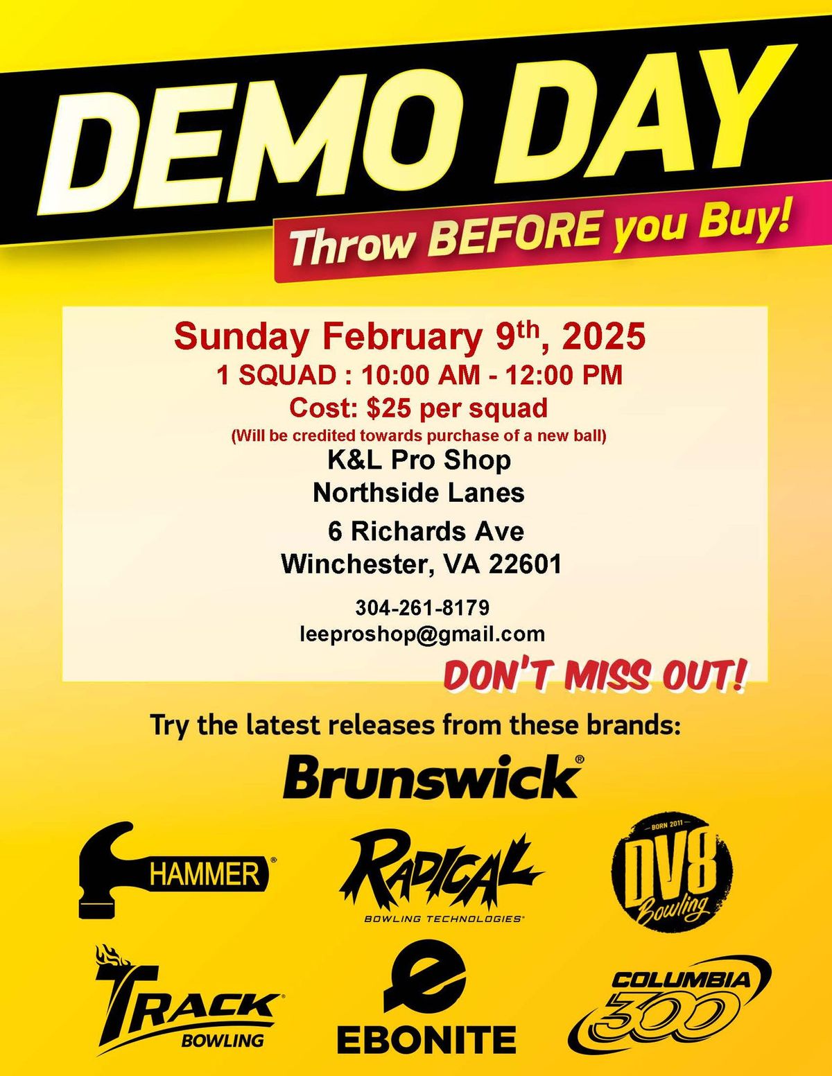 Demo Event: K&L Pro Shop @ Northside Lanes