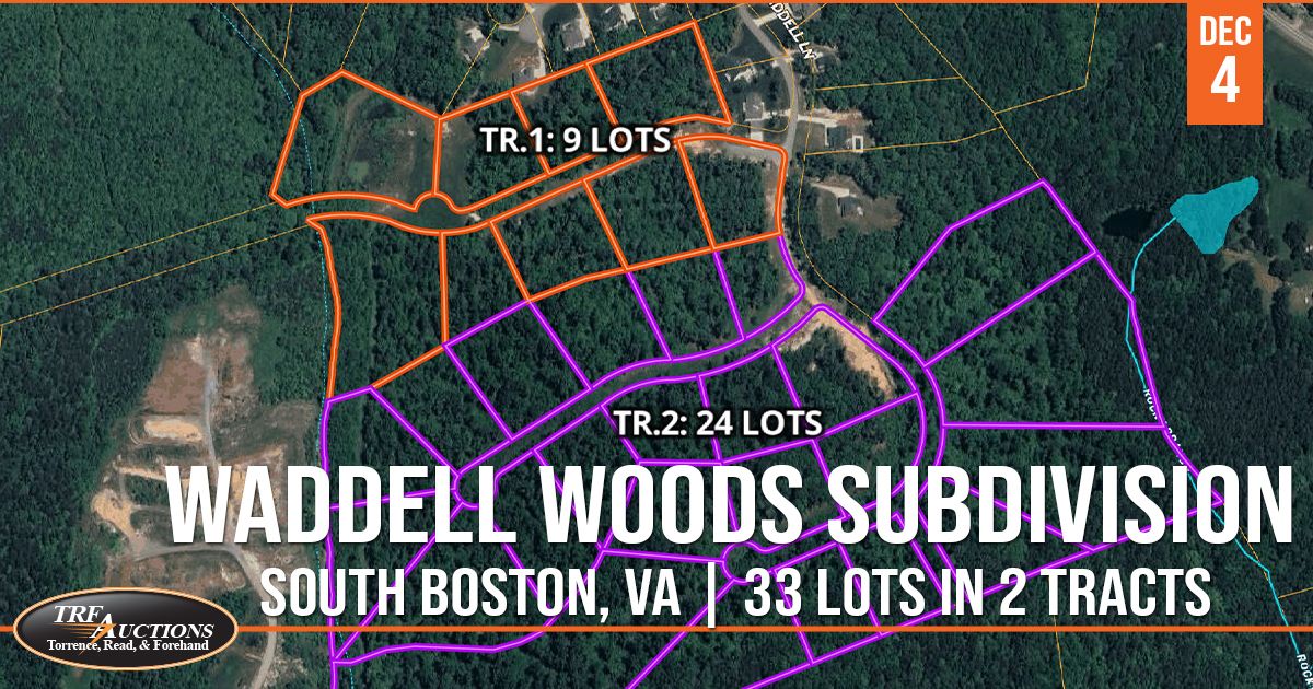 Auction: Waddell Woods Subdivision