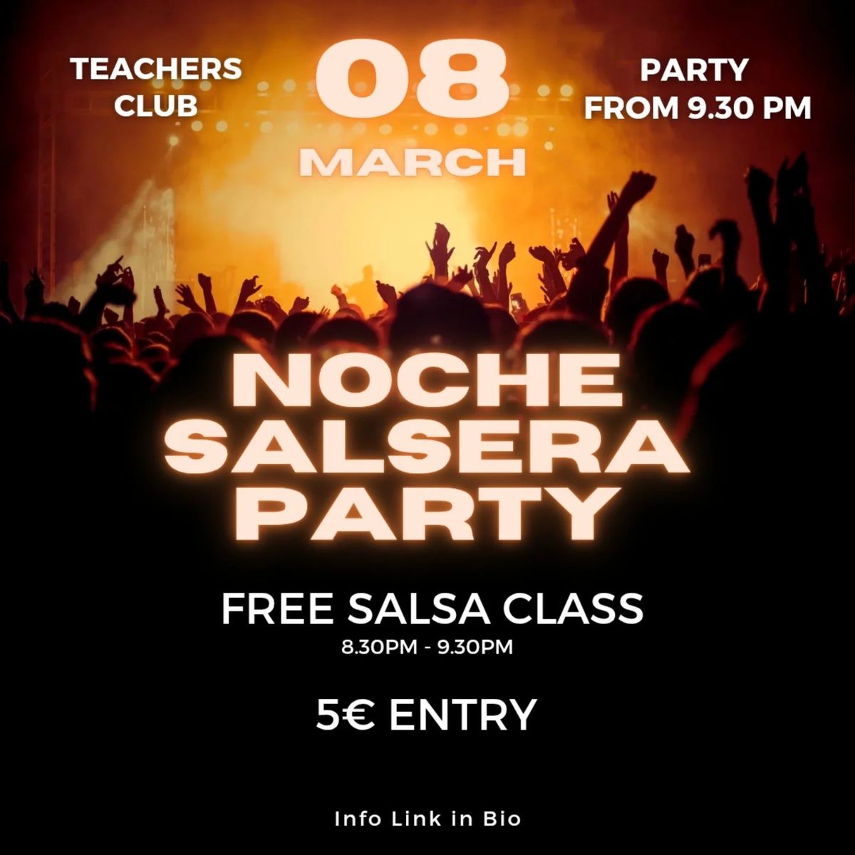 Noche Salsera Monthly Party - FREE SALSA CLASS