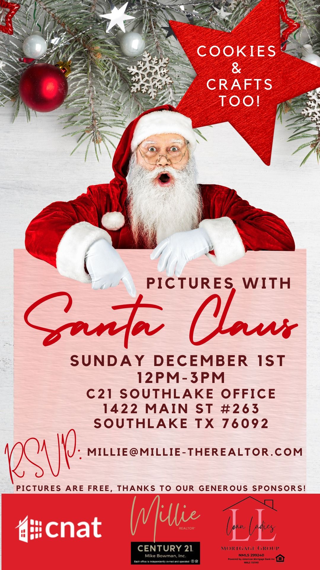 Pictures with Santa!